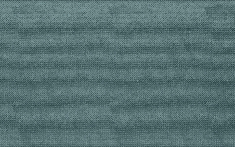 Smoky Teal Linen Style Polyester | Scott Ottoman Bench