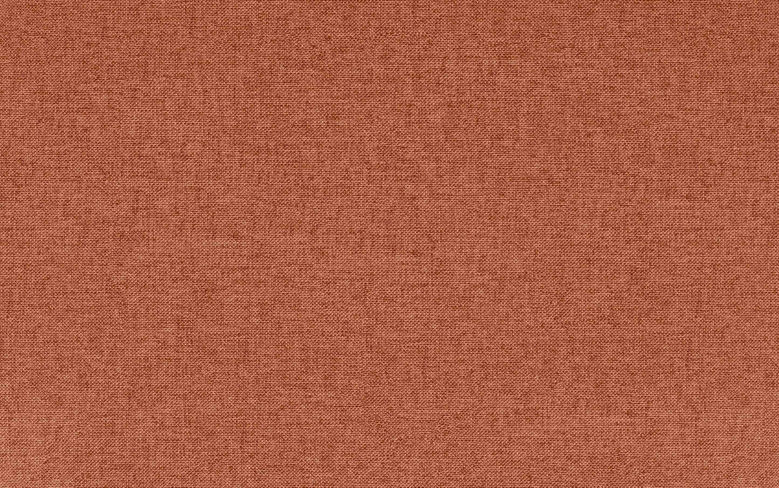 Dusty Orange Linen Style Fabric | Brock Footstool