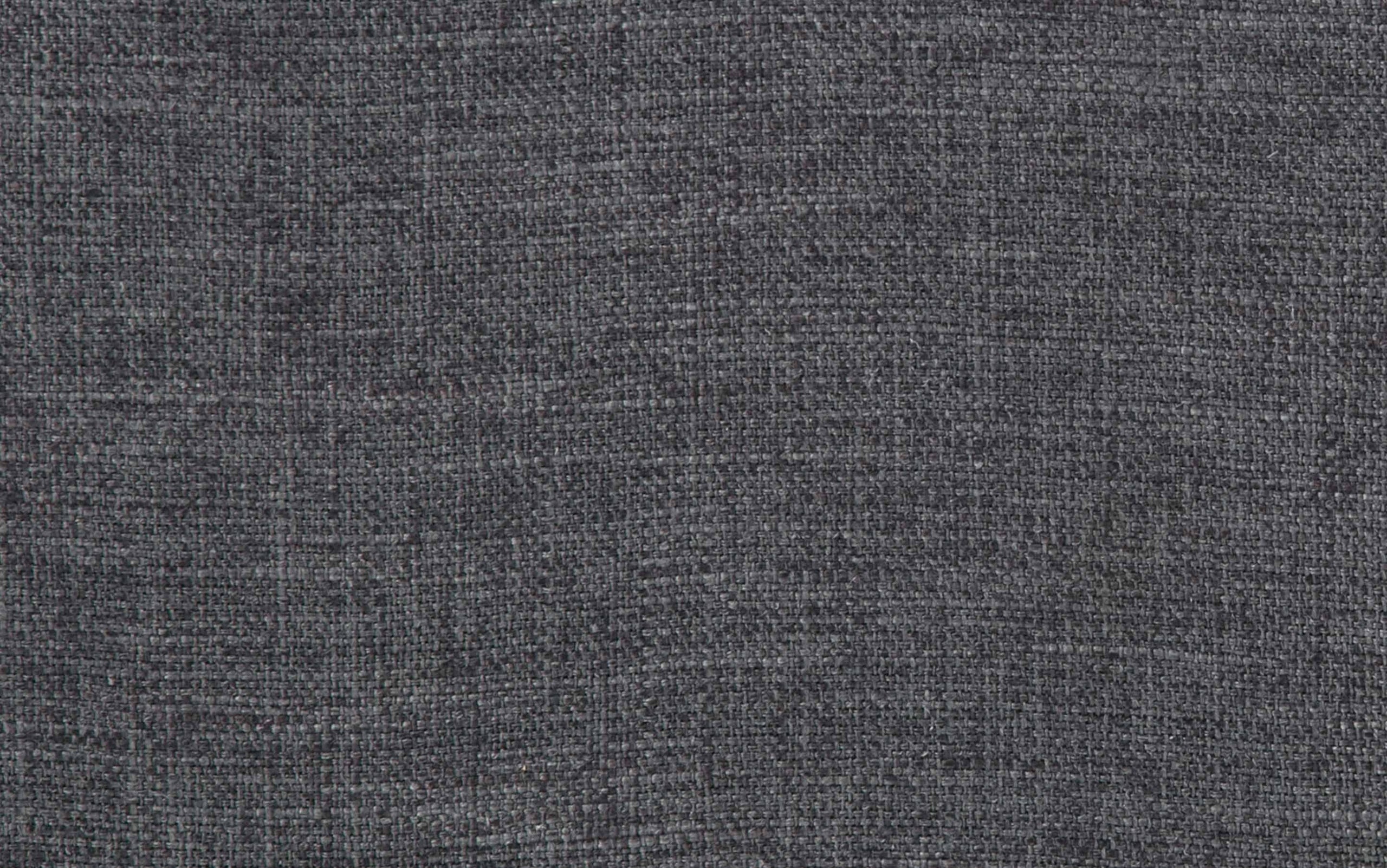 Slate Grey Linen Style Fabric | Dover Square Vegan Leather Coffee Table Storage Ottoman