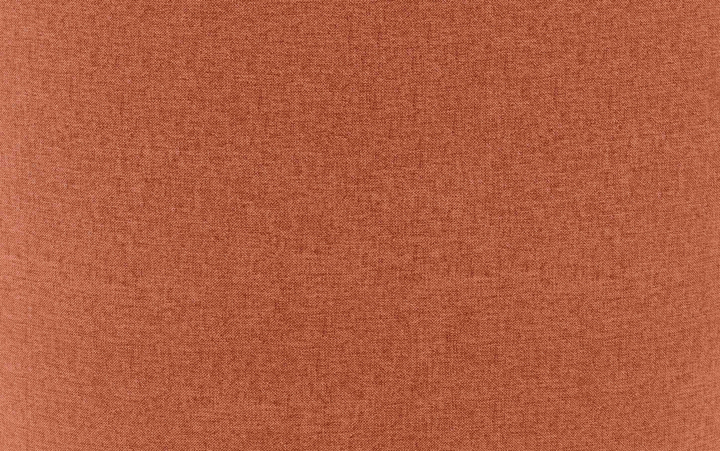 Dusty Orange Linen Style Fabric | Moore Small Ottoman in Linen