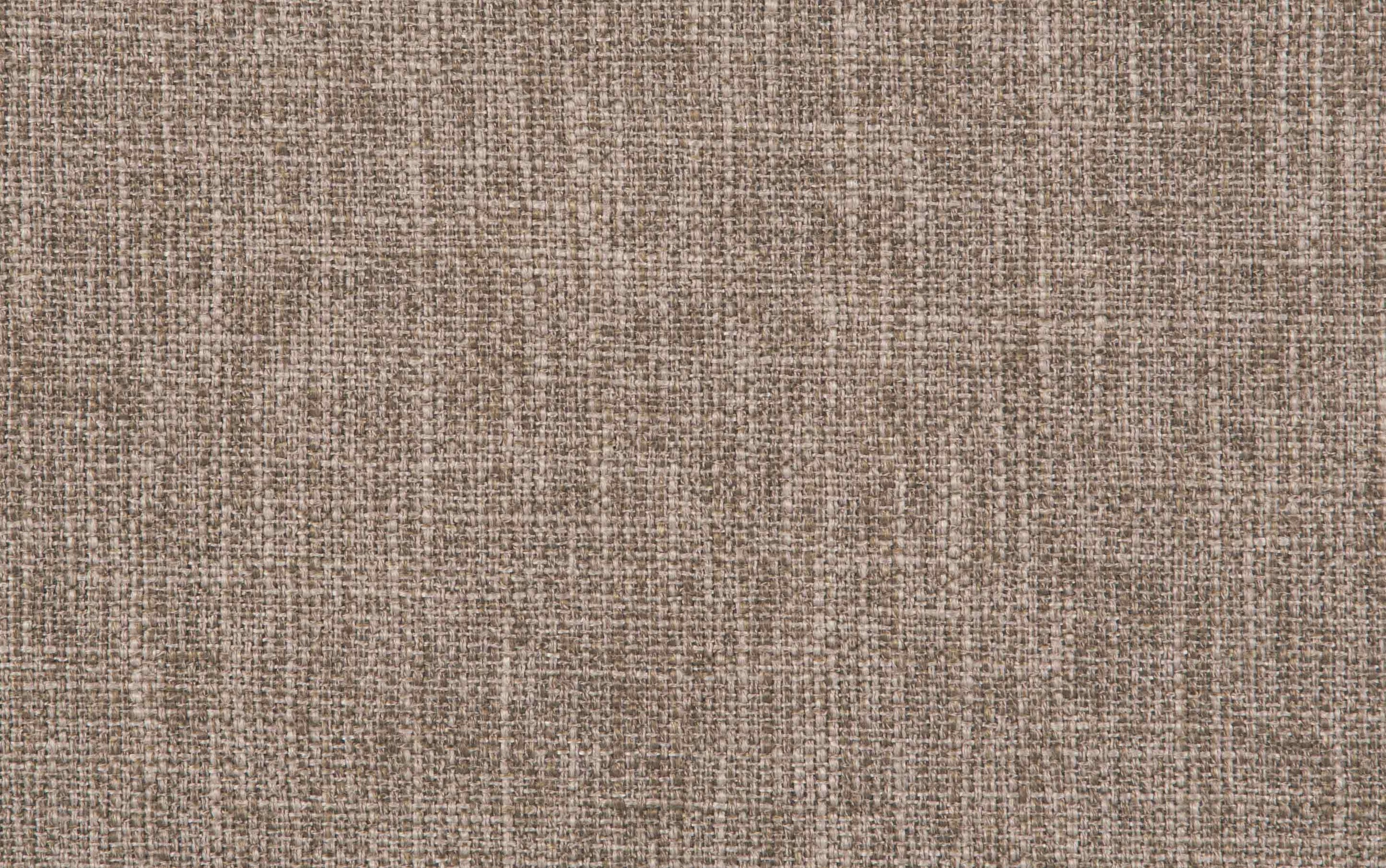 Fawn Brown Linen Style Fabric | Milltown Small Ottoman Bench in Linen