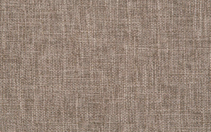 Fawn Brown Linen Style Fabric | Milltown Small Ottoman Bench in Linen