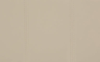 Satin Cream Vegan Leather | Amelia Storage Ottoman Bench