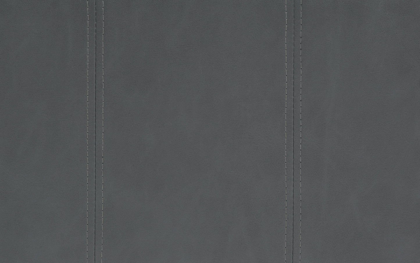 Stone Grey Vegan Leather | Amelia Storage Ottoman Bench