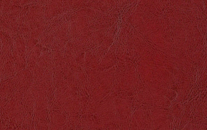 Radicchio Red Vegan Leather | Kingsley Bonded Leather Storage Ottoman