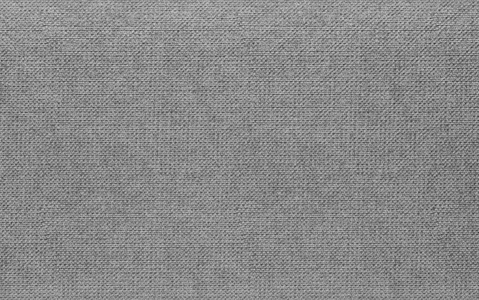 Pewter Grey Linen Style Polyester | Scott Ottoman Bench