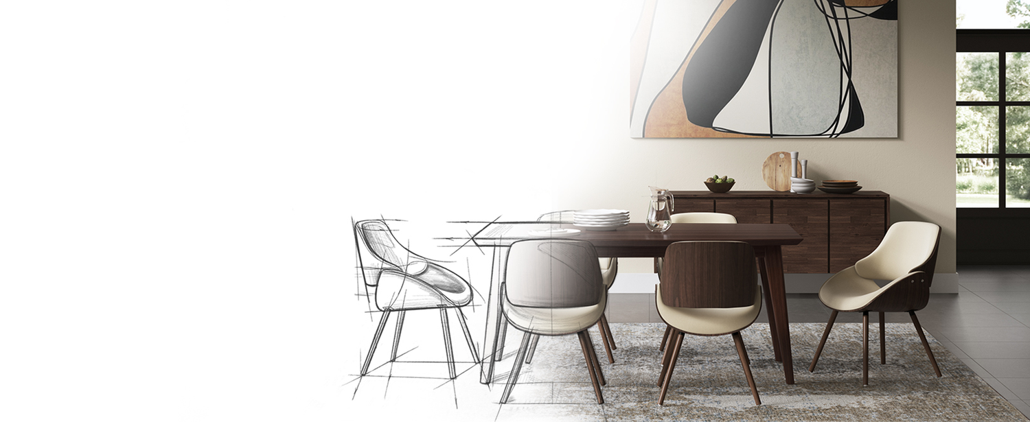 Trade page - Sketch design to lifestyle
