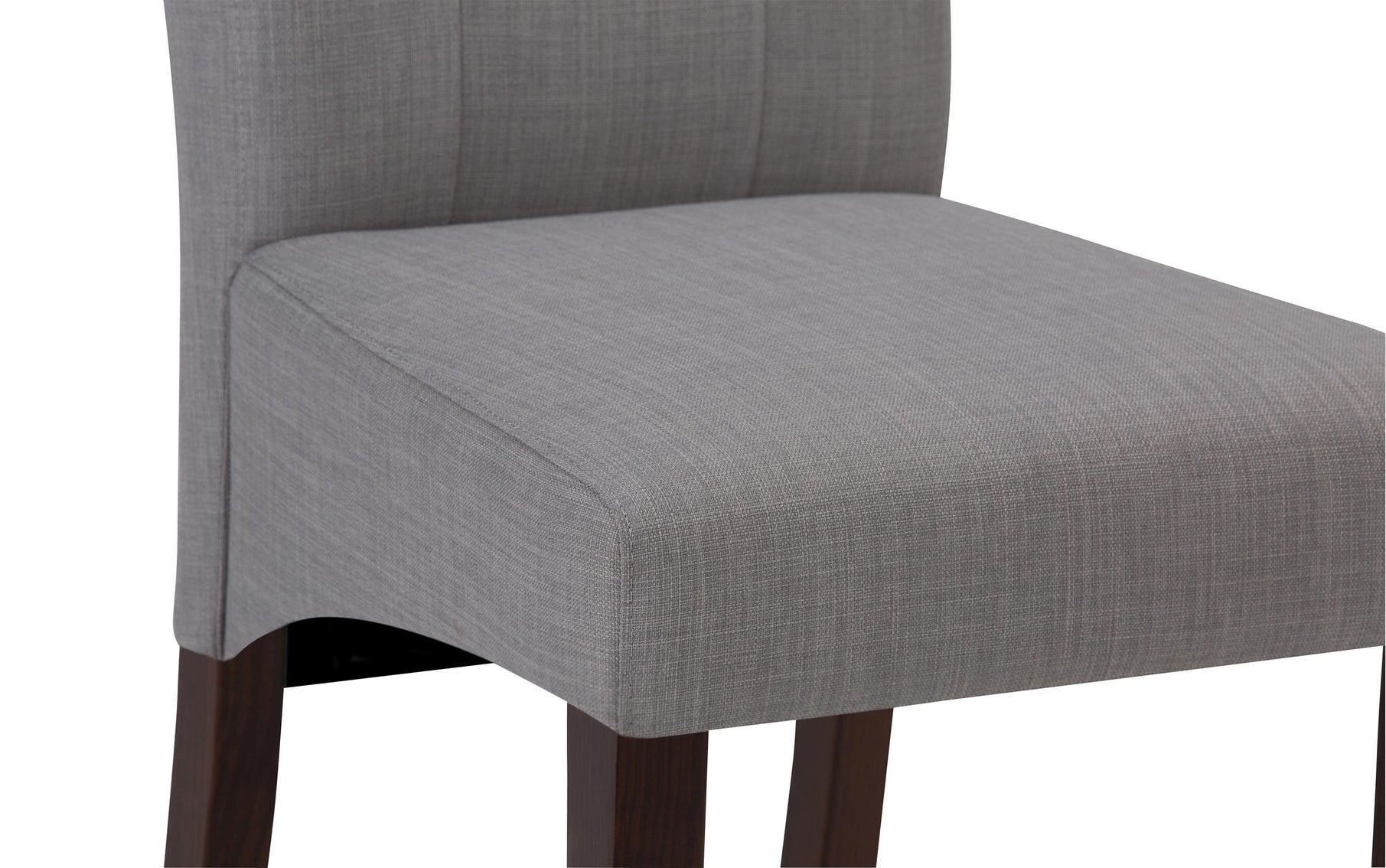 Dove Grey Linen Style Fabric | Cosmopolitan 5 Piece Dining Set
