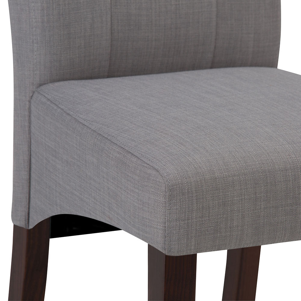 Dove Grey Linen Style Fabric | Cosmopolitan Dining Chair in Linen