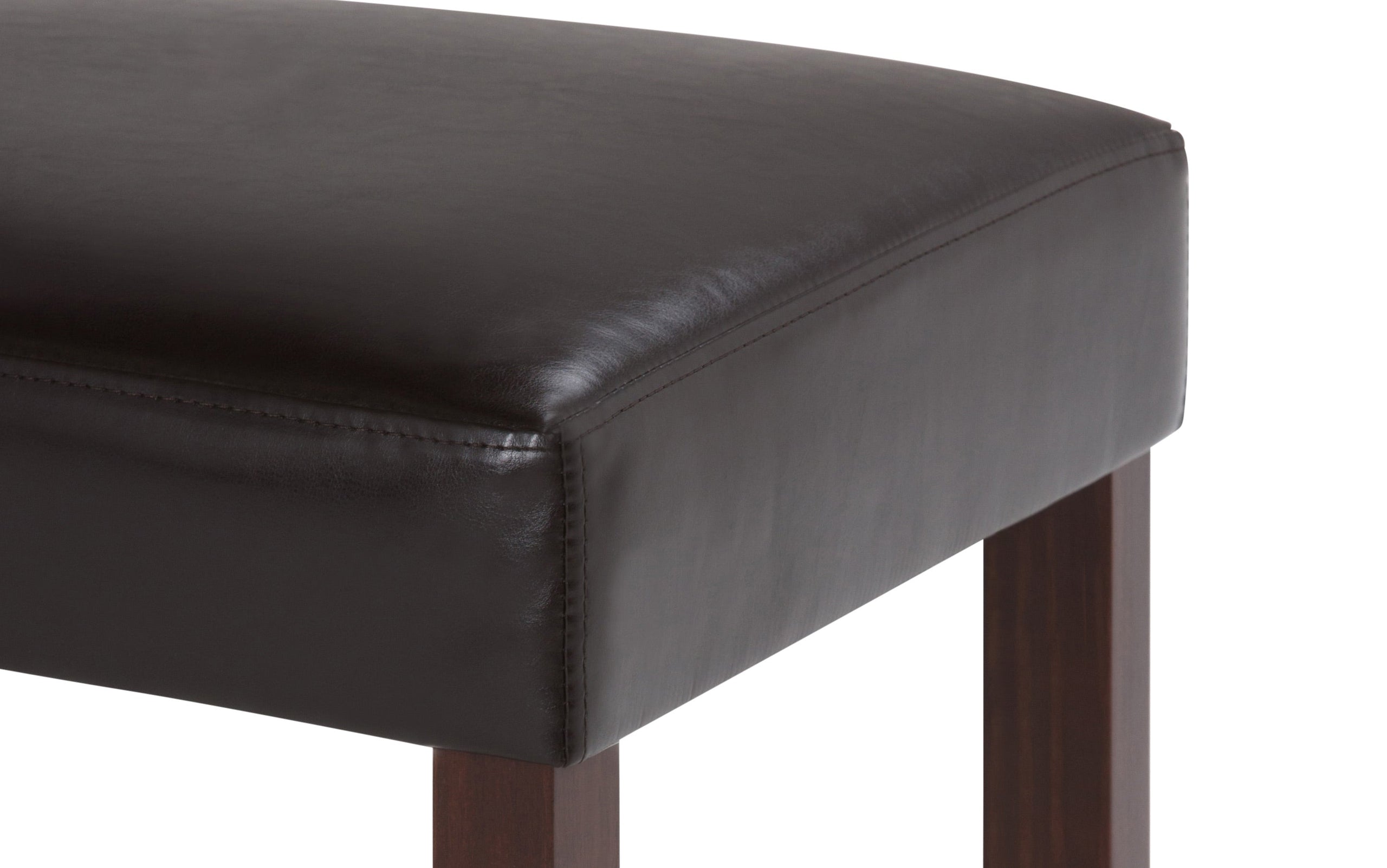 Tanners Brown Vegan Leather | Acadian 5 Piece Dining Set