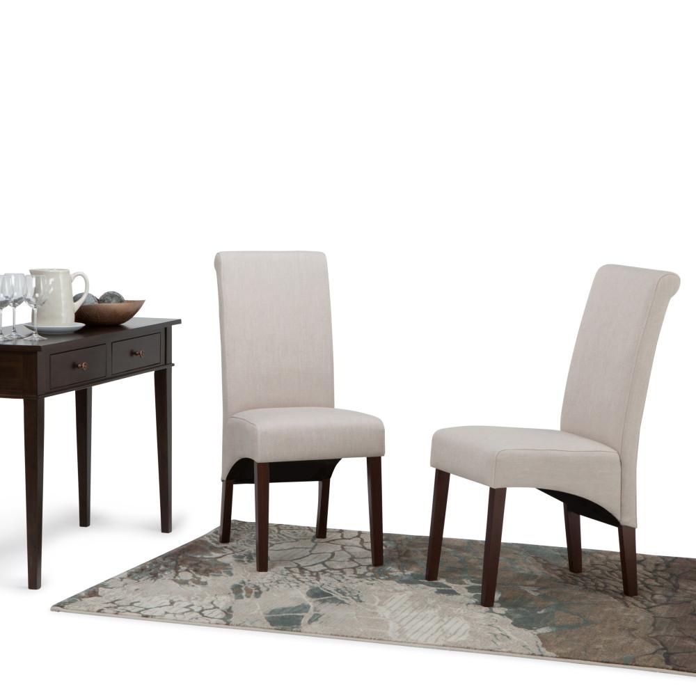 Avalon Dining Chair in Linen Style Fabric