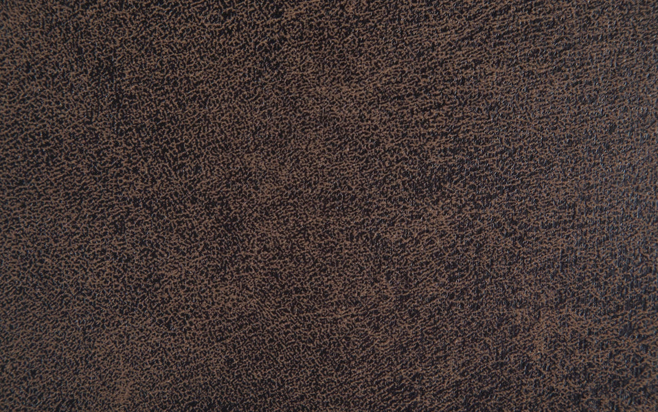 Distressed Brown Distressed Vegan Leather | Acadian / Draper 7 Piece Dining Set