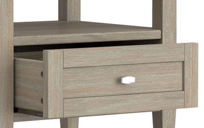 Distressed Grey | Warm Shaker 36 inch Coffee Table with 20 inch End Tables (Set of 3)