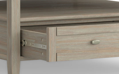 Distressed Grey | Warm Shaker 36 inch Coffee Table with 20 inch End Tables (Set of 3)