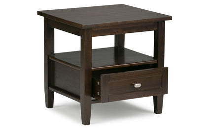 Tobacco Brown | Warm Shaker 36 inch Coffee Table with 20 inch End Tables (Set of 3)
