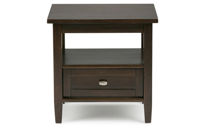 Tobacco Brown | Warm Shaker 36 inch Coffee Table with 20 inch End Tables (Set of 3)