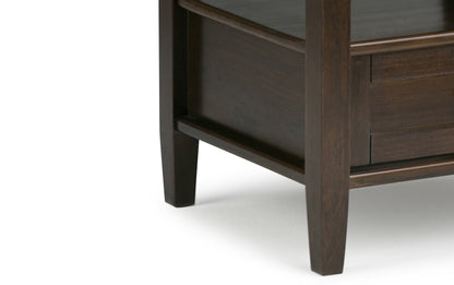 Tobacco Brown | Warm Shaker 36 inch Coffee Table with 20 inch End Tables (Set of 3)