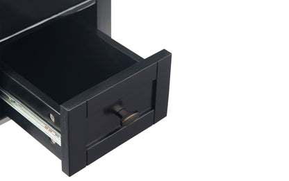 Black | Warm Shaker 48 inch Coffee Table with 14 inch End Tables (Set of 3)