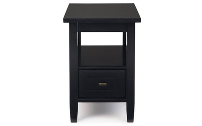 Black | Warm Shaker 48 inch Coffee Table with 14 inch End Tables (Set of 3)