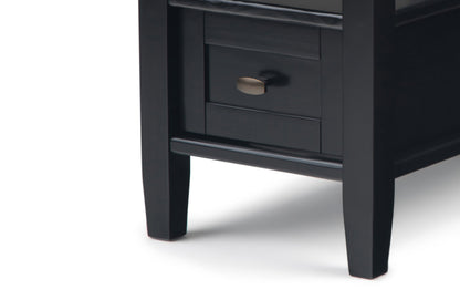 Black | Warm Shaker 48 inch Coffee Table with 14 inch End Tables (Set of 3)