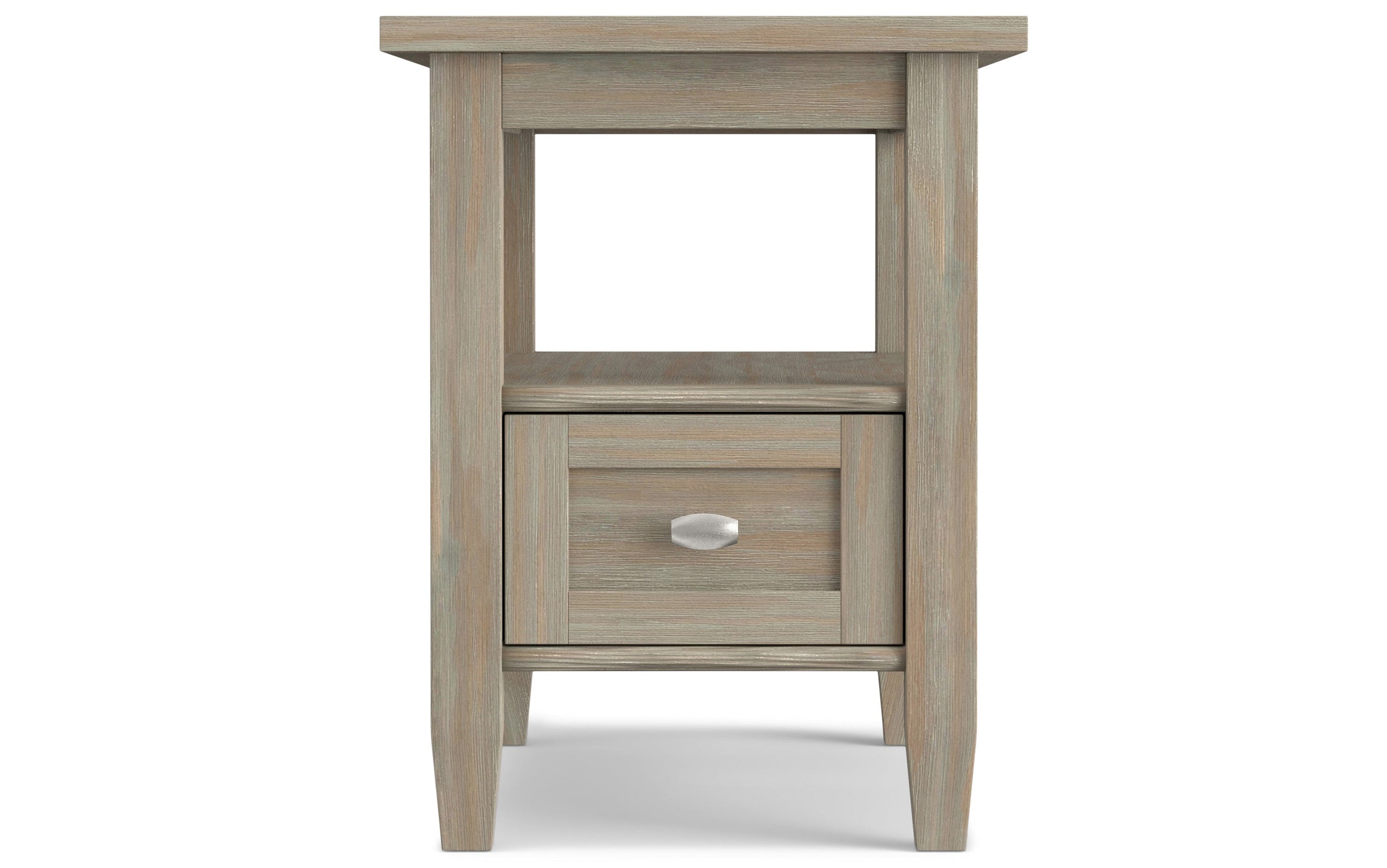 Distressed Grey | Warm Shaker 48 inch Coffee Table with 14 inch End Tables (Set of 3)