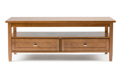 Light Golden Brown | Warm Shaker 48 inch Coffee Table with 14 inch End Tables (Set of 3)