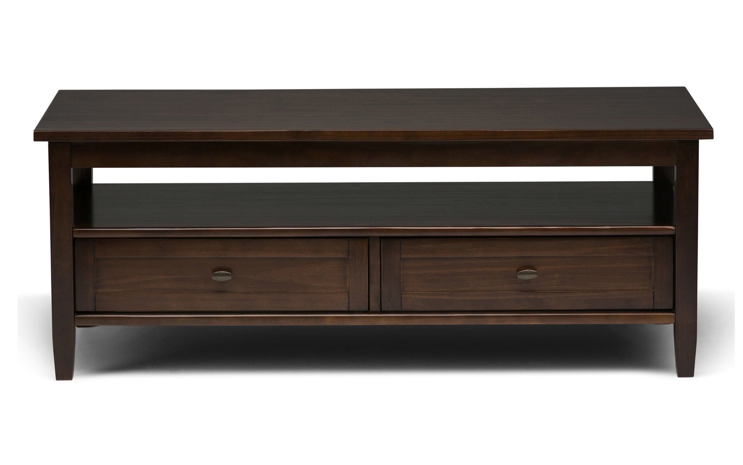 Tobacco Brown | Warm Shaker 48 inch Coffee Table with 14 inch End Tables (Set of 3)