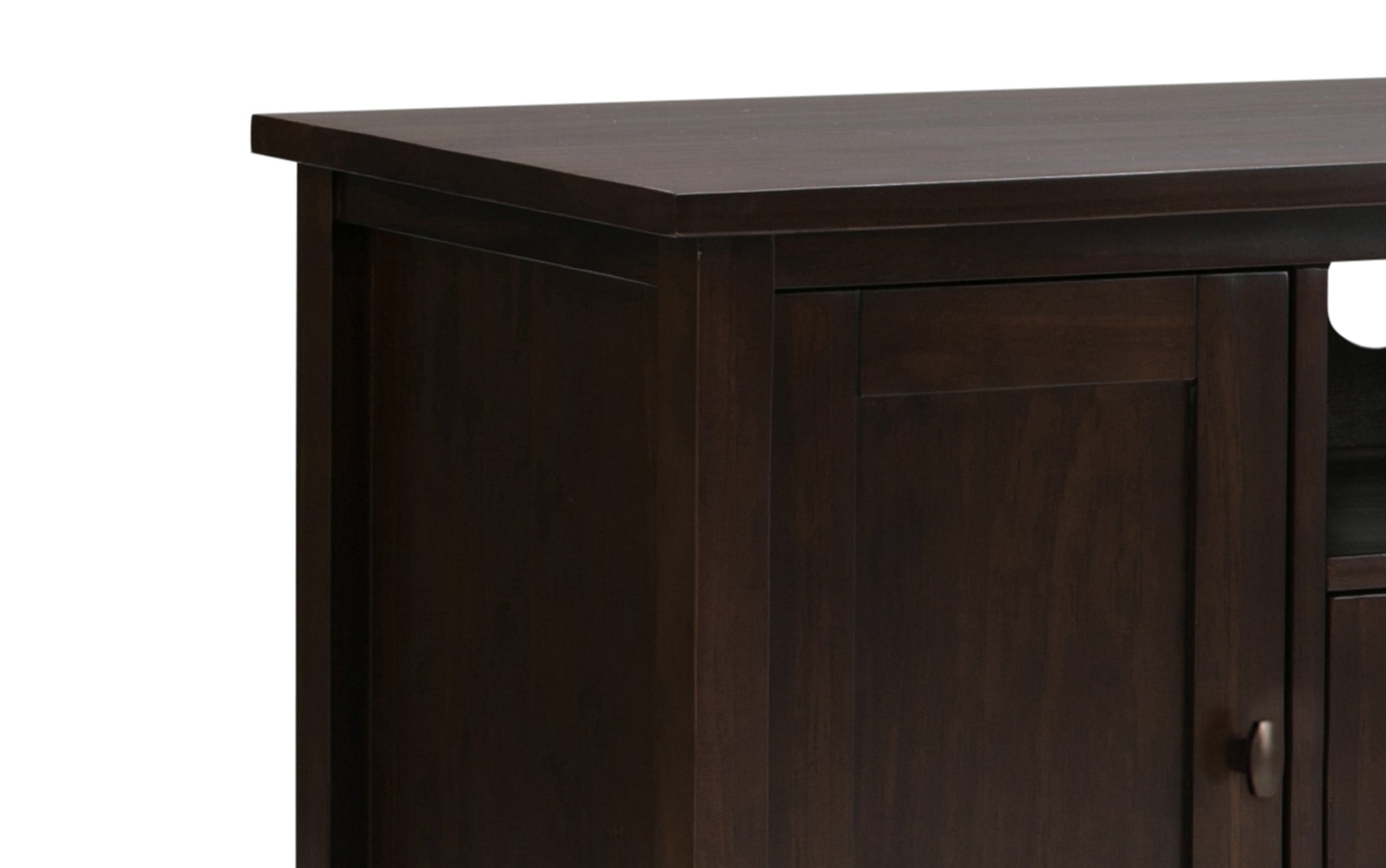Tobacco Brown | Warm Shaker 72W TV Stand with Set of Two 26W 5 Shelf Bookcases