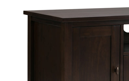 Tobacco Brown | Warm Shaker 72W TV Stand with Set of Two 26W 5 Shelf Bookcases