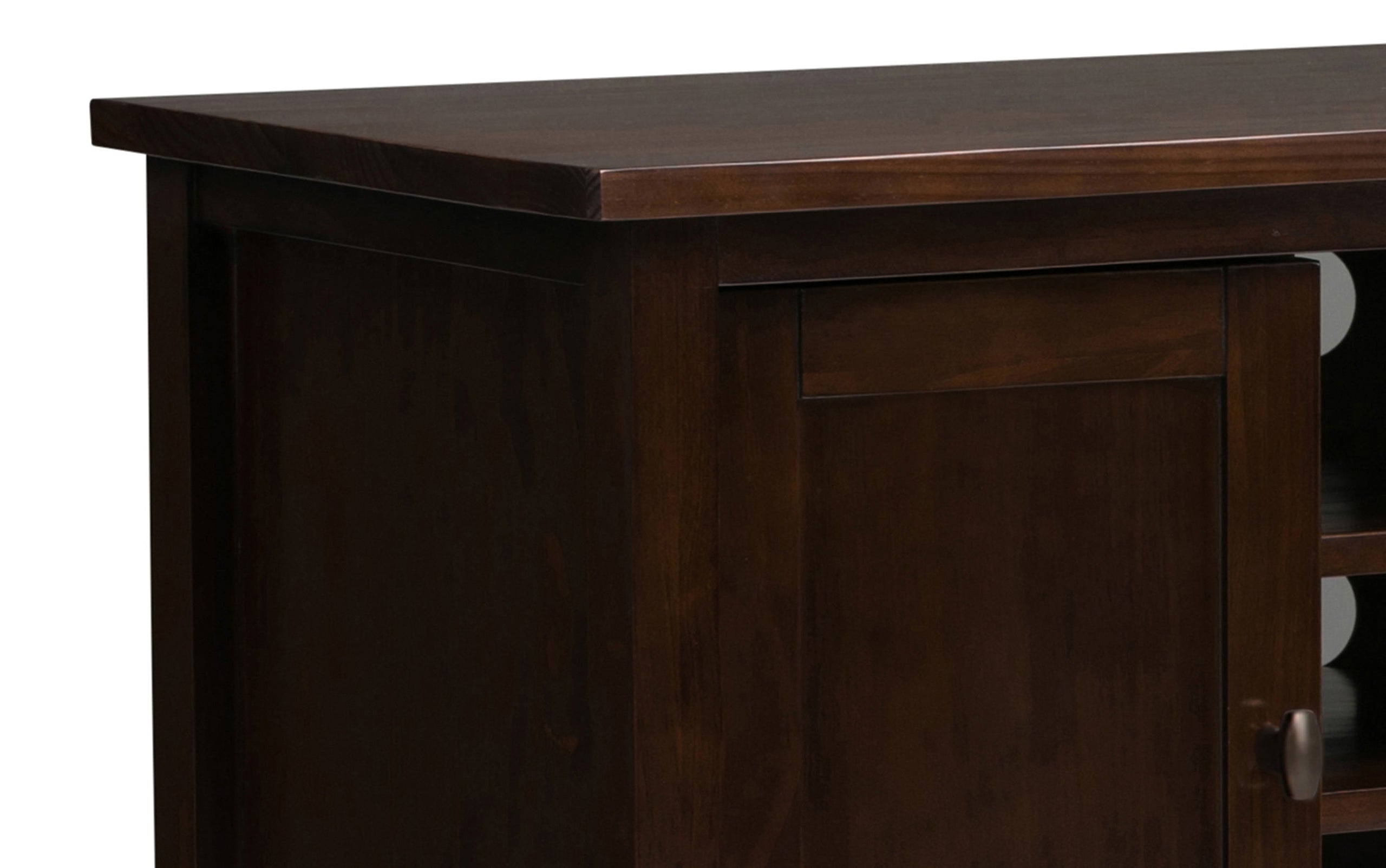 Tobacco Brown | Warm Shaker 47W Tall TV Stand with Set of Two 26W 5 Shelf Bookcases