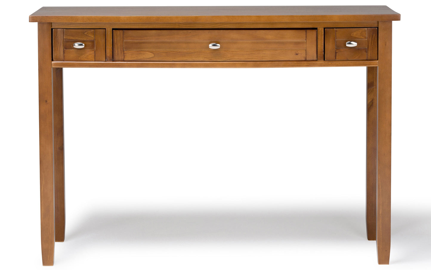 Light Golden Brown | Warm Shaker 48 inch Desk and 26 inch Bookcase