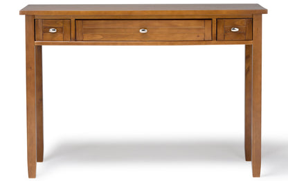 Light Golden Brown | Warm Shaker 48 inch Desk and 26 inch Bookcase