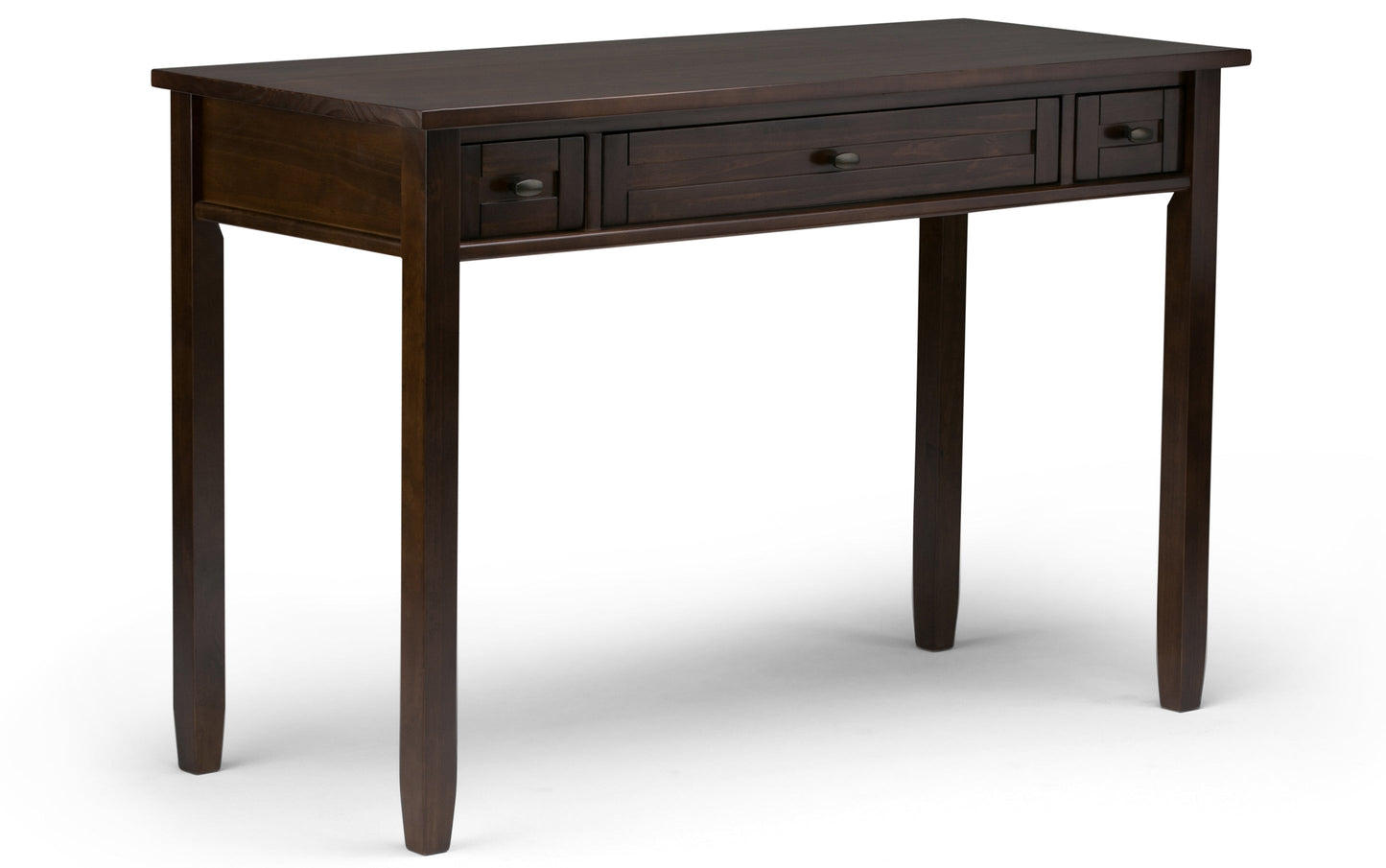 Tobacco Brown | Warm Shaker 48 inch Desk and 26 inch Bookcase