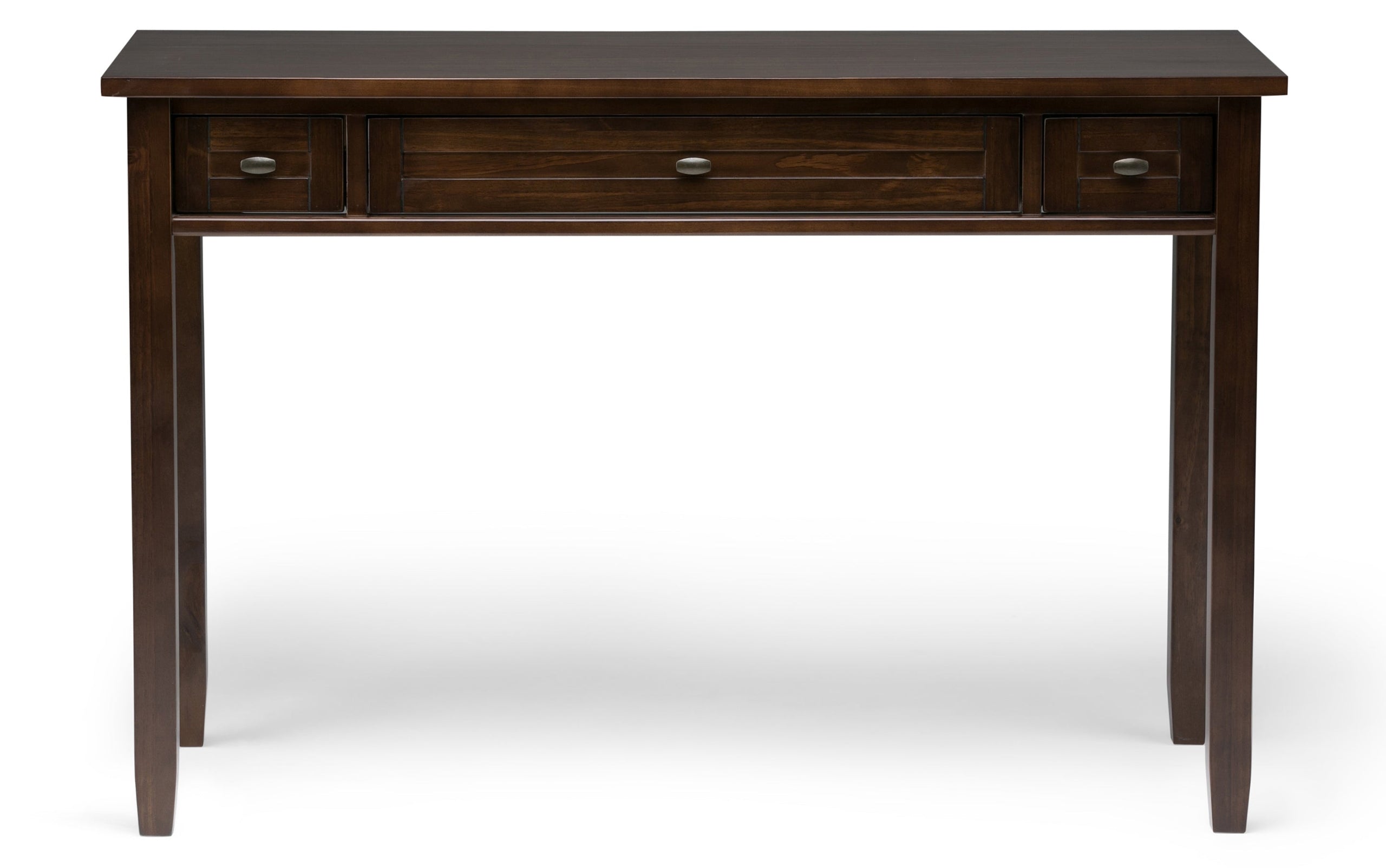 Tobacco Brown | Warm Shaker 48 inch Desk and 26 inch Bookcase