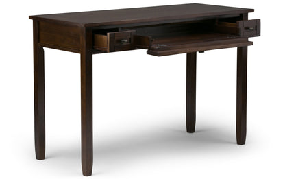 Tobacco Brown | Warm Shaker 48 inch Desk and 26 inch Bookcase
