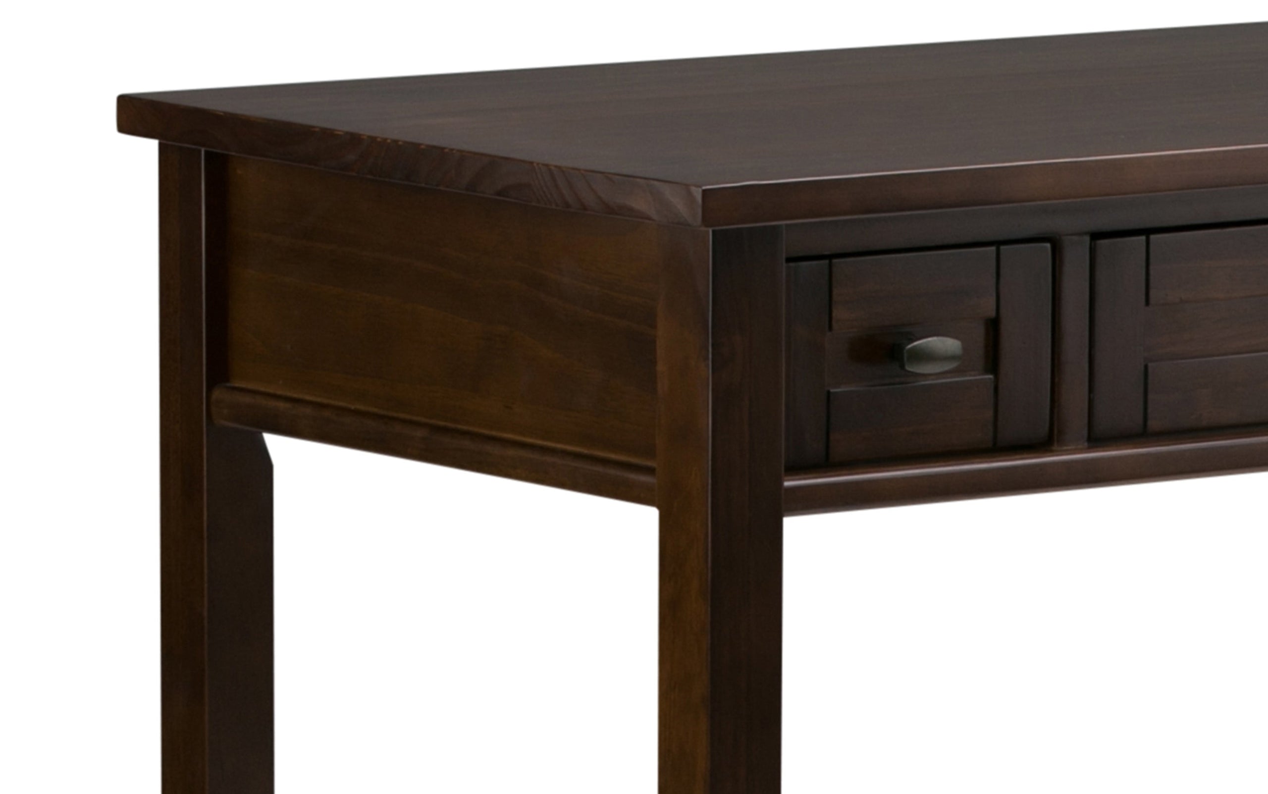Tobacco Brown | Warm Shaker 48 inch Desk and 26 inch Bookcase