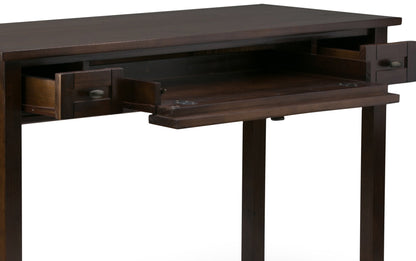 Tobacco Brown | Warm Shaker 48 inch Desk and 26 inch Bookcase