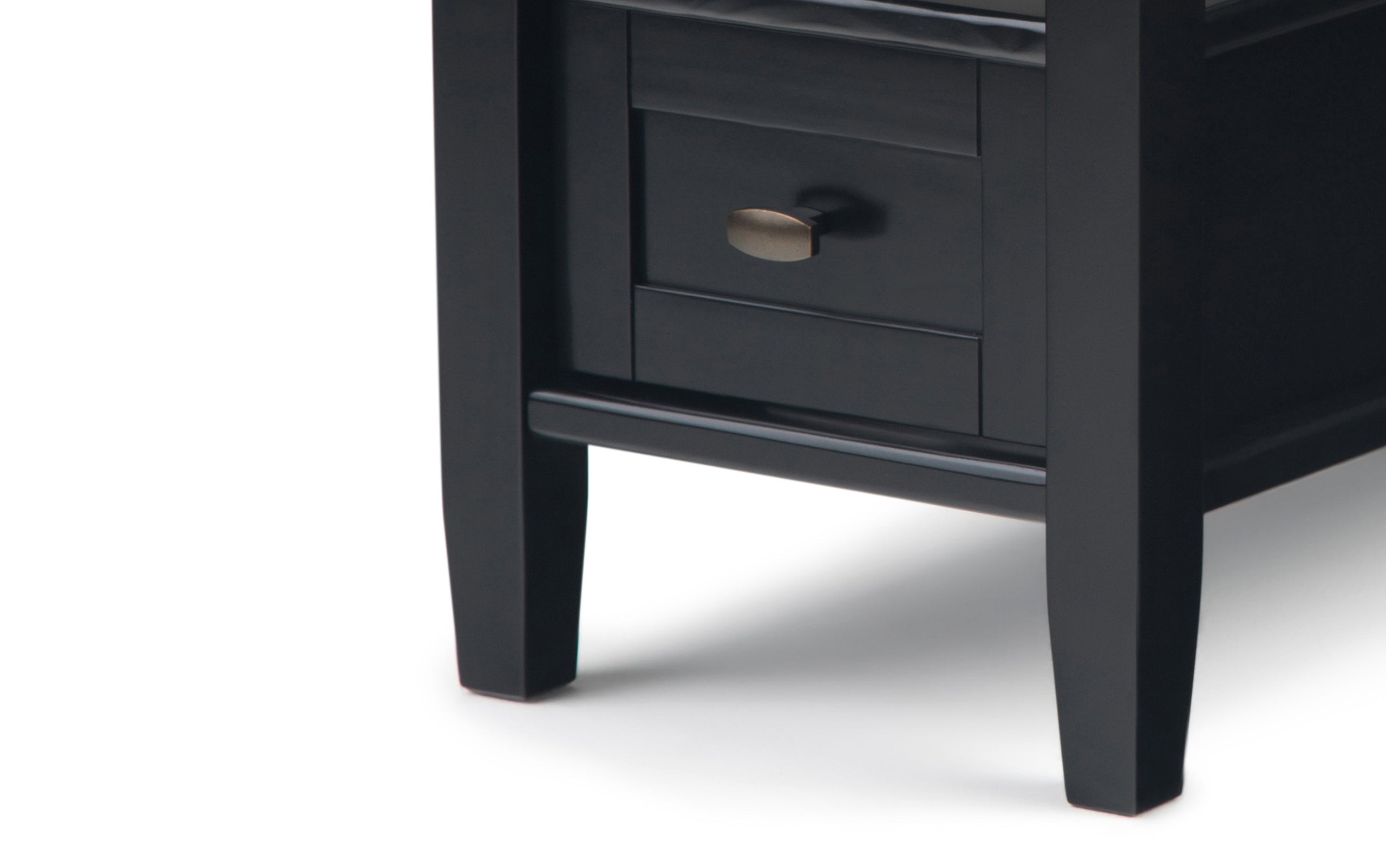 Black | Warm Shaker 14 inch Narrow End Table (Set of 2)