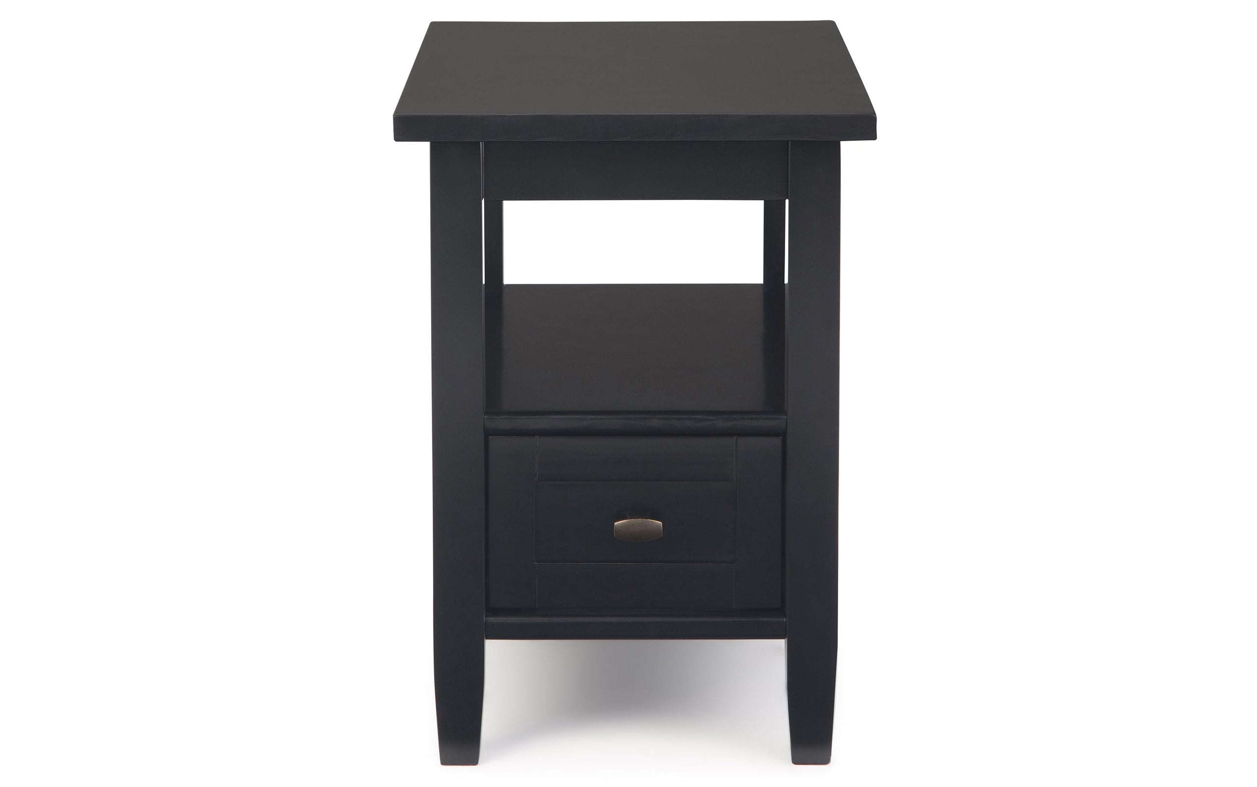 Black | Warm Shaker 14 inch Narrow End Table (Set of 2)