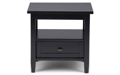 Black | Warm Shaker 20 inch End Table (Set of 2)