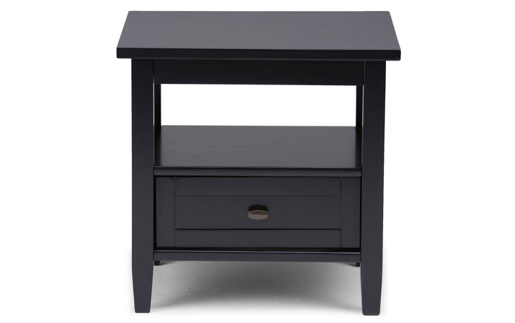 Black | Warm Shaker 20 inch End Table (Set of 2)