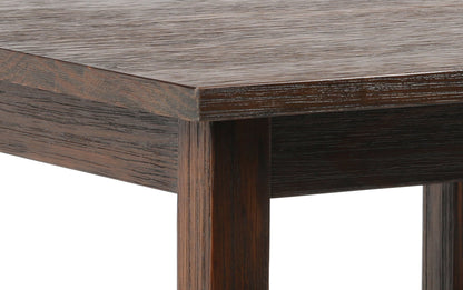 Distressed Charcoal Brown | Warm Shaker 20 inch End Table (Set of 2)