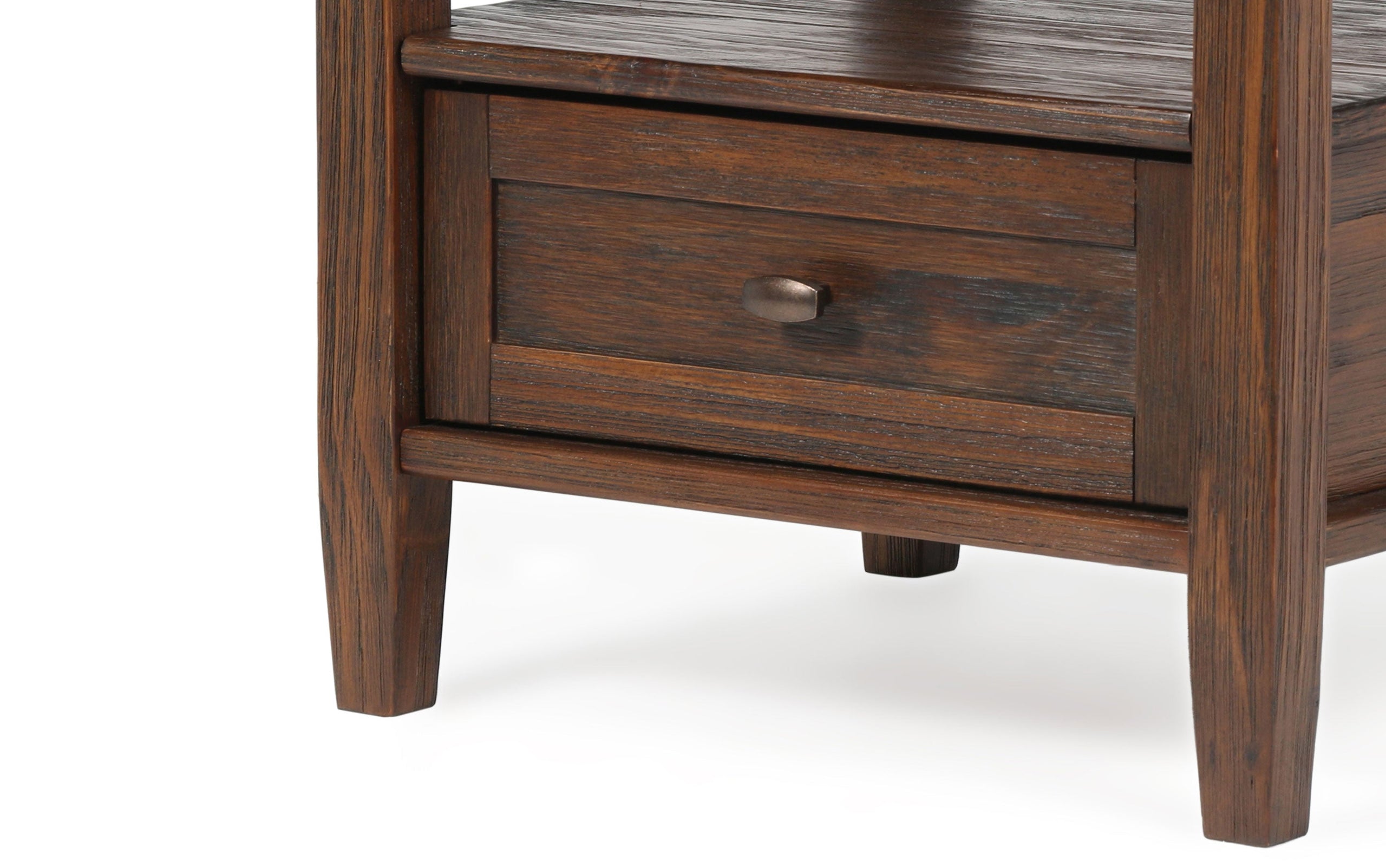 Distressed Charcoal Brown | Warm Shaker 20 inch End Table (Set of 2)