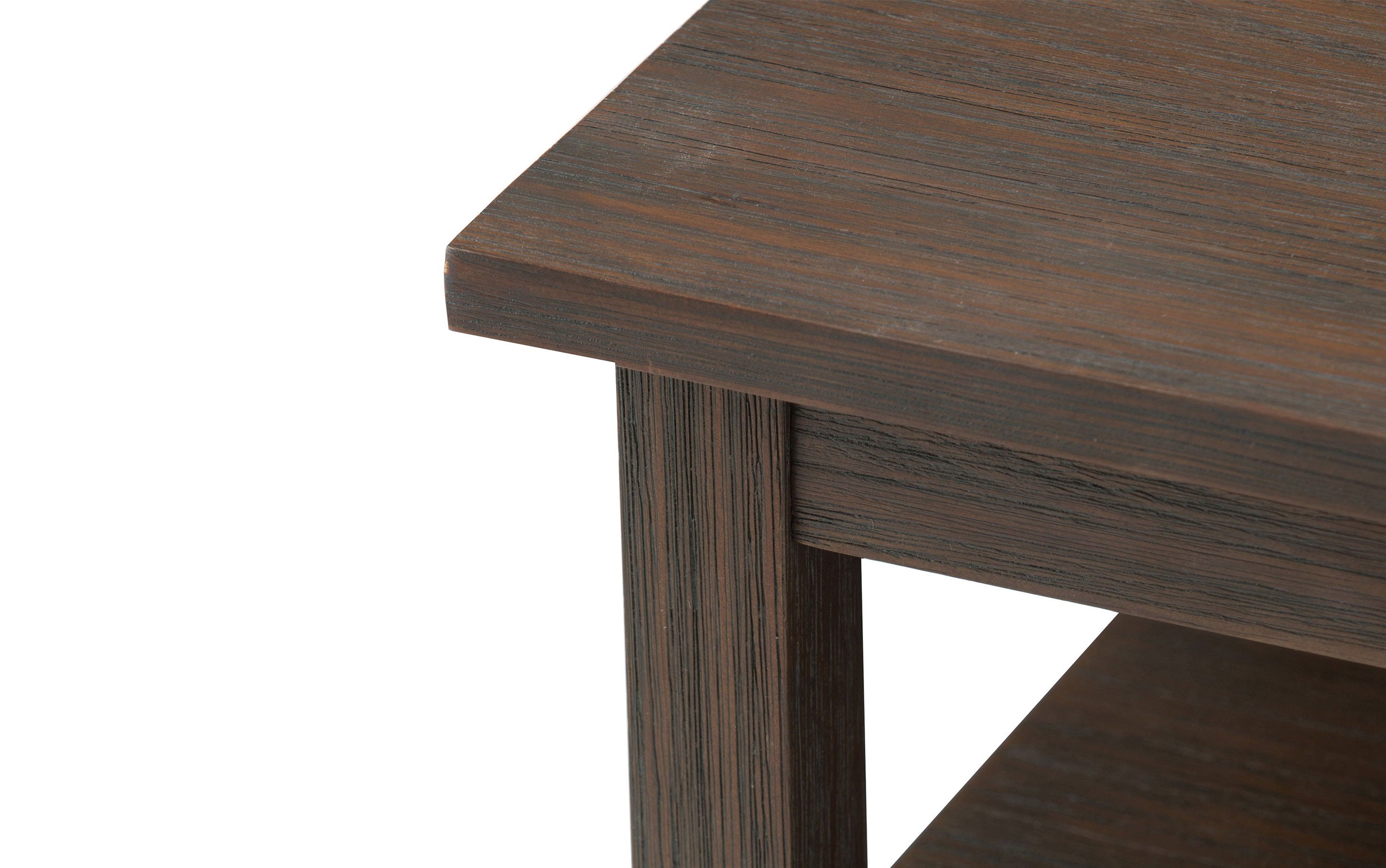 Farmhouse Brown | Warm Shaker 20 inch End Table (Set of 2)