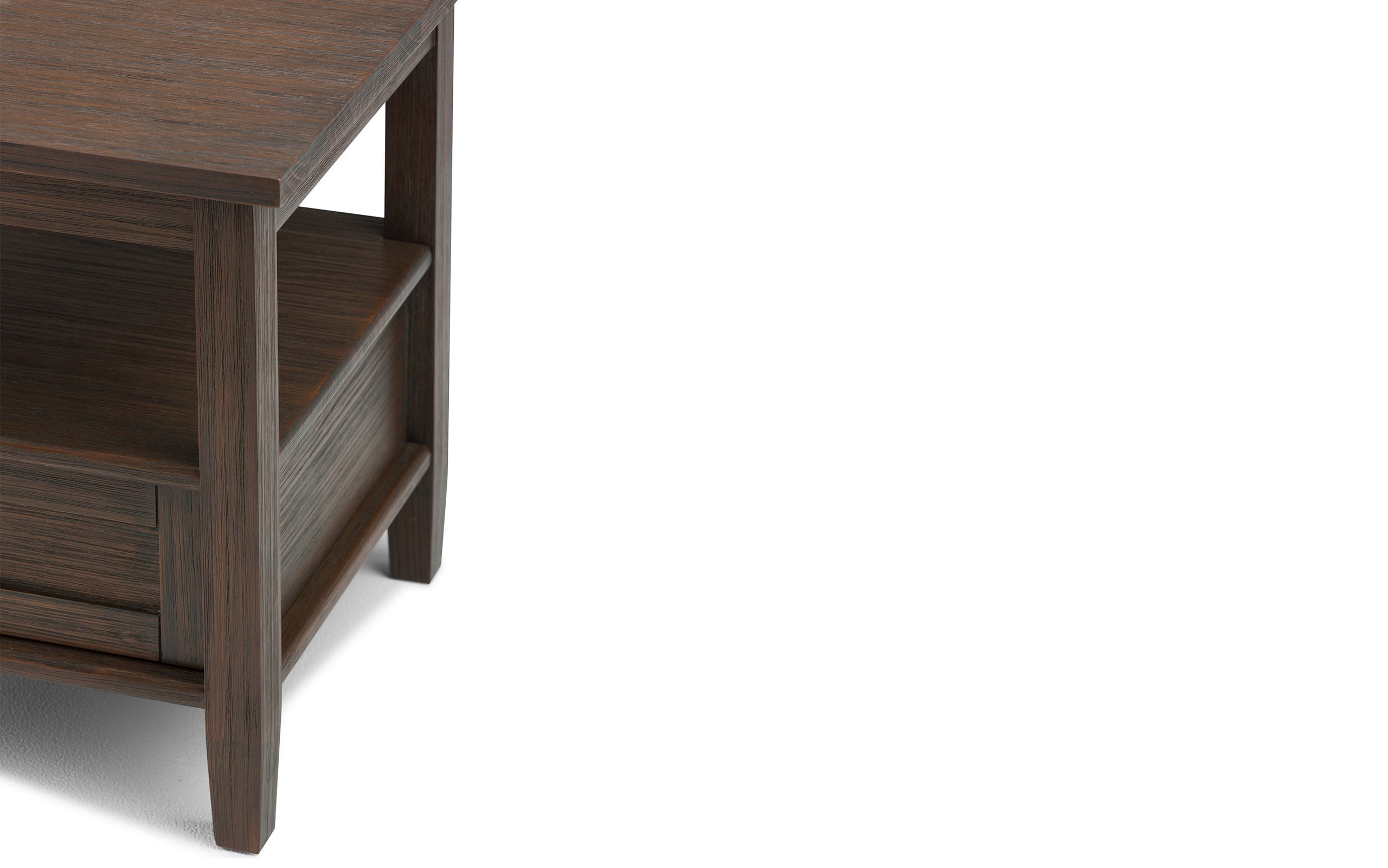 Farmhouse Brown | Warm Shaker 20 inch End Table (Set of 2)