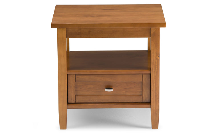 Light Golden Brown | Warm Shaker 20 inch End Table (Set of 2)