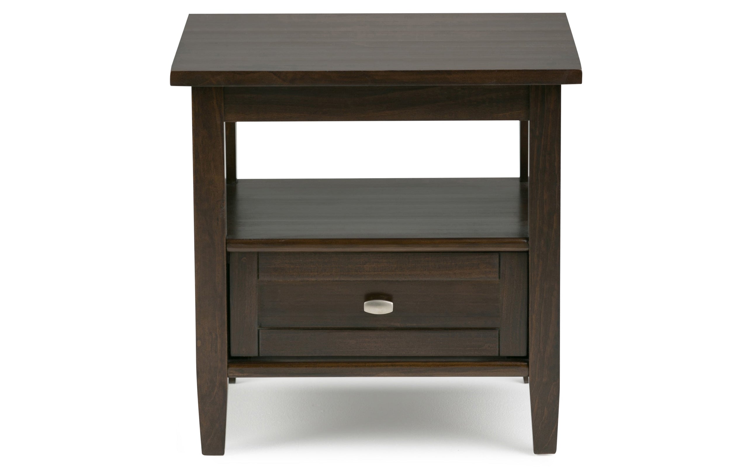 Tobacco Brown | Warm Shaker 20 inch End Table (Set of 2)