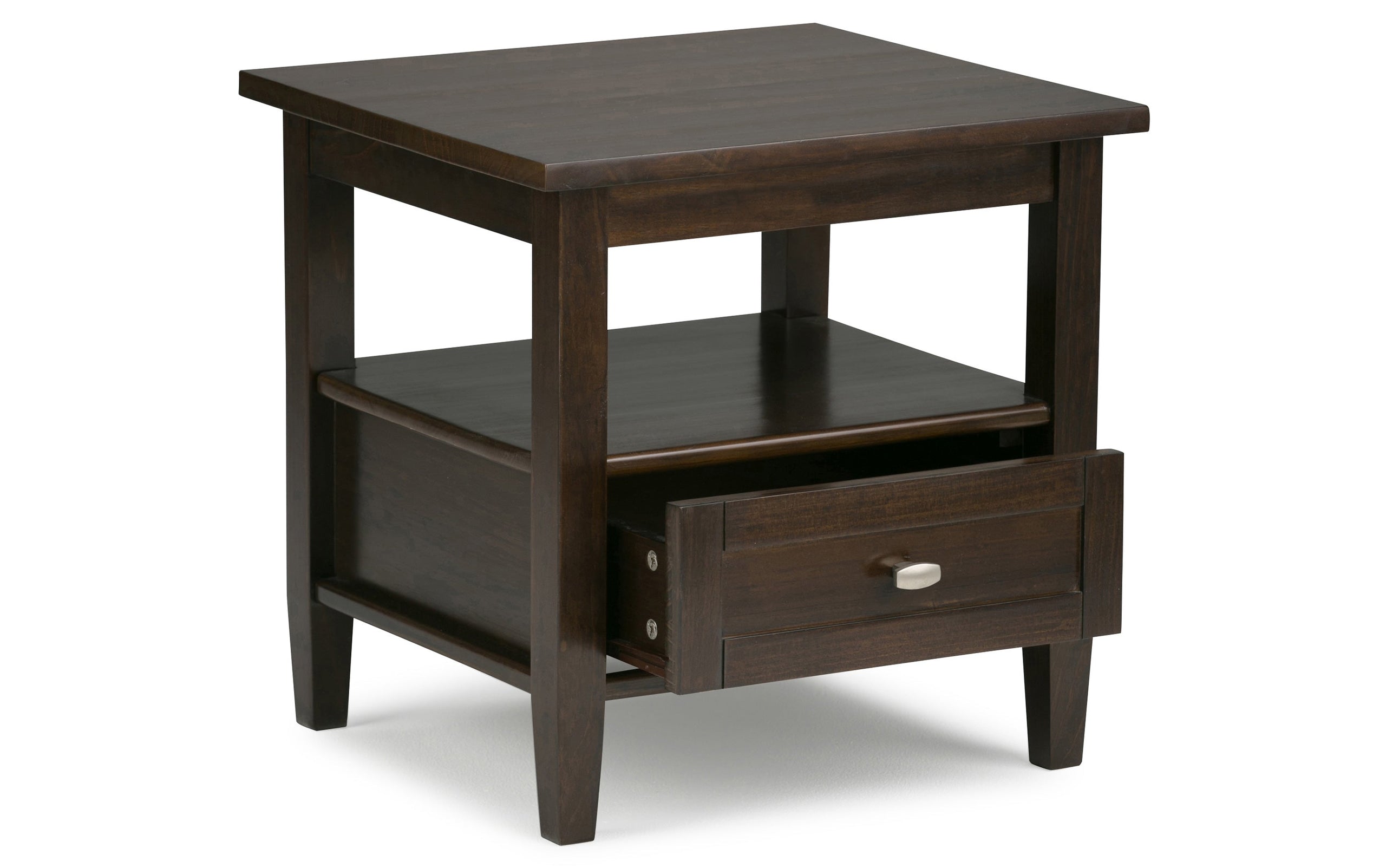 Tobacco Brown | Warm Shaker 20 inch End Table (Set of 2)