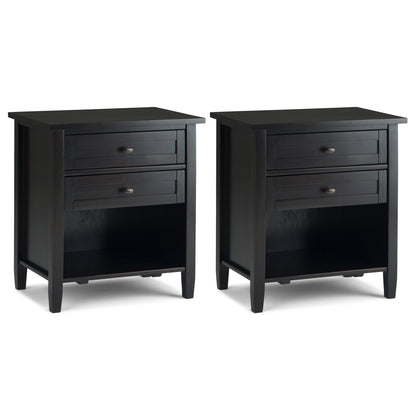 Hickory Brown | Warm Shaker 24 inch Night Stand (Set of 2)