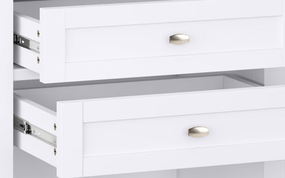 White | Warm Shaker 24 inch Night Stand (Set of 2)